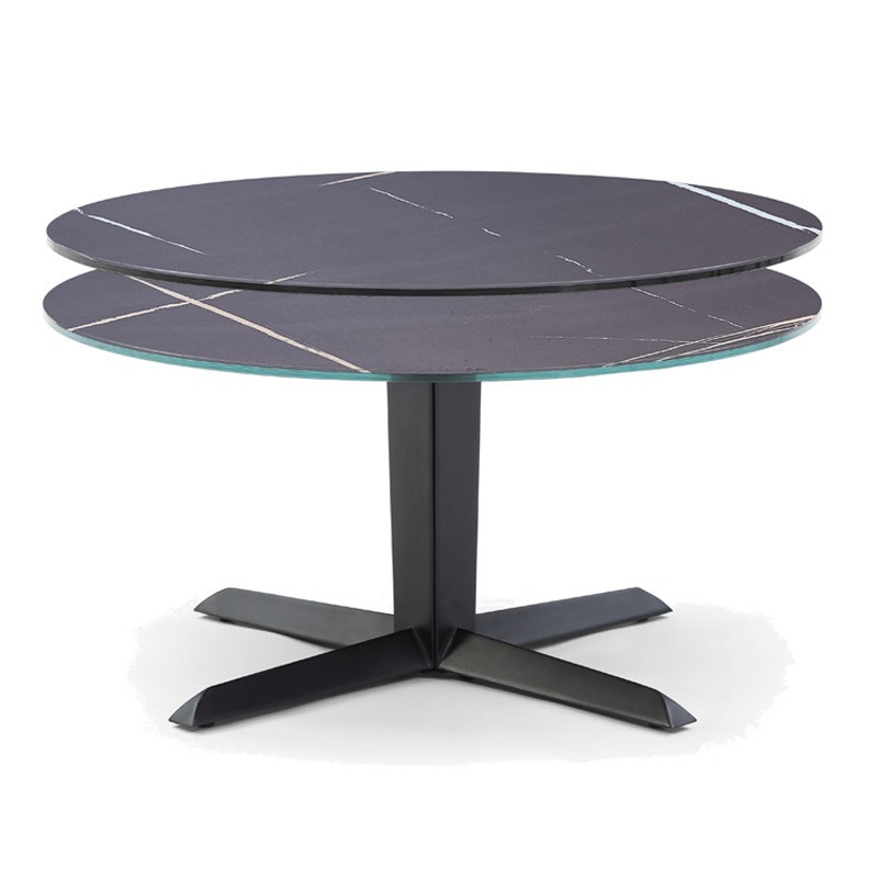 Table basse TAHITI 2 plateaux pivotants Graph Table basse TAHITI 2 plateaux pivotants Graph