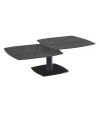 Table basse TONGA Acier Corten 2 plateaux pivotants Table basse TONGA Acier Corten 2 plateaux pivotants