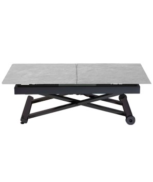 Table basse-Repas JUMPY relevable Gris Clair