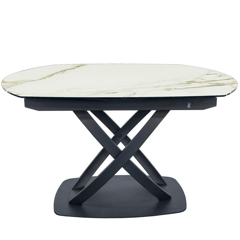 Table repas GIULIA Golden stone extensible 10 personnes