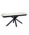 Table repas ELISA Golden Stone extensible pour 12 personnes Table repas ELISA Golden Stone extensible pour 12 personnes