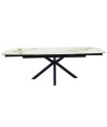 Table repas ELISA Golden Stone extensible pour 12 personnes Table repas ELISA Golden Stone extensible pour 12 personnes