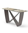 Console OMEGA céramique Lezzia pied sculptural Console OMEGA céramique Lezzia pied sculptural