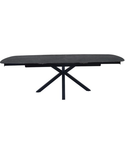 Table repas ELISA Acier Corten extensible pour 12 personnes