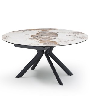 Table repas SOFIA 1m80 rectangulaire - ronde céramique Pandora