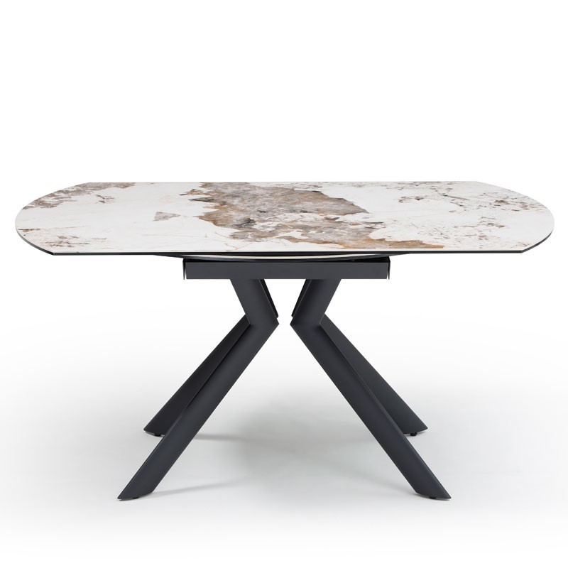 Table repas SOFIA 1m80 rectangulaire - ronde céramique Pandora