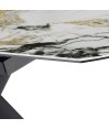 Table repas SOFIA 1m50 rectangulaire - ronde céramique Cold Jade