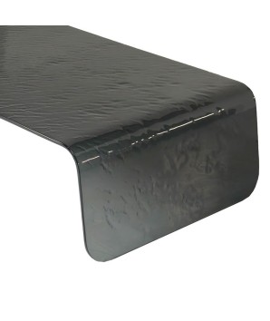 Table basse OAKLAND monolithique verre martelé