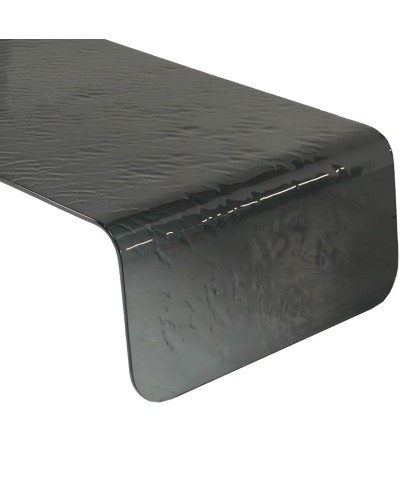 Table basse OAKLAND monolithique verre martelé