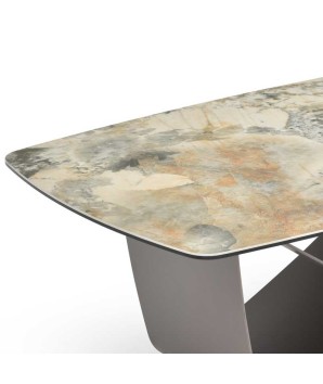 Table basse OMEGA Lezzia - Design Sculptural Néo-futuriste