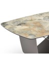 Table basse OMEGA céramique Lezzia pied Sculptural Table basse OMEGA céramique Lezzia pied Sculptural