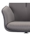 Fauteuils pivotants coque enveloppante NINA Gris vendus par 2
