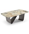 Table basse OMEGA céramique Lezzia pied Sculptural Table basse OMEGA céramique Lezzia pied Sculptural