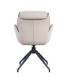 Fauteuils pivotants coque enveloppante NINA Blanc vendus par 2