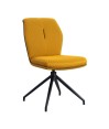 Chaises PIVOTANTES NINA jaune vendues par 2 Chaises PIVOTANTES NINA jaune vendues par 2