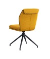 Chaises PIVOTANTES NINA jaune vendues par 2 Chaises PIVOTANTES NINA jaune vendues par 2