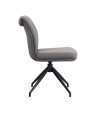 Chaises PIVOTANTES NINA Gris vendues par 2