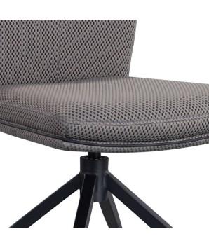 Chaises PIVOTANTES NINA Gris vendues par 2