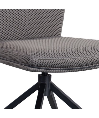 Chaises PIVOTANTES NINA Gris vendues par 2