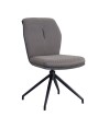 Chaises PIVOTANTES NINA Gris vendues par 2
