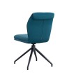 Chaises PIVOTANTES NINA Bleu vendues par 2