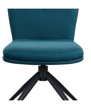 Chaises PIVOTANTES NINA Bleu vendues par 2