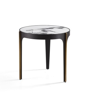 coin canapé ADAGGIO art déco pied bronze plateau céramique marbre Yunshan