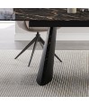 Table repas LEA céramique Nera 2m extensible 14 personnes Table repas LEA céramique Nera 2m extensible 14 personnes
