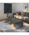 Table basse OAKLAND monolithique verre martelé Table basse OAKLAND monolithique verre martelé
