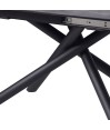 Table Repas GLORIA 1m60 céramique Shadow extensible 10 personnes