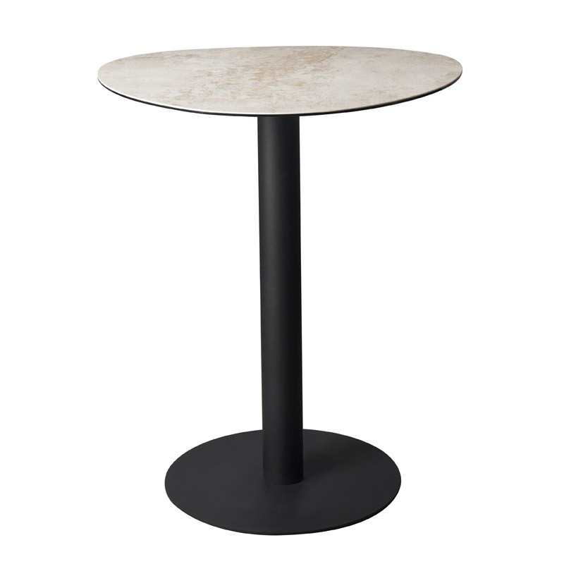 Mange debout moderne NORA industriel chic plateau céramique Light Stone
