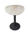 Mange debout moderne NORA industriel chic plateau céramique Light Stone