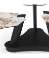 Table basse DAHLIA 3 plateaux pivotants céramique Pandora Table basse DAHLIA 3 plateaux pivotants céramique Pandora