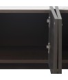 Meuble TV JOHANA bronze minimalisme raffiné Meuble TV JOHANA bronze minimalisme raffiné