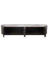 Meuble TV JOHANA bronze minimalisme raffiné Meuble TV JOHANA bronze minimalisme raffiné