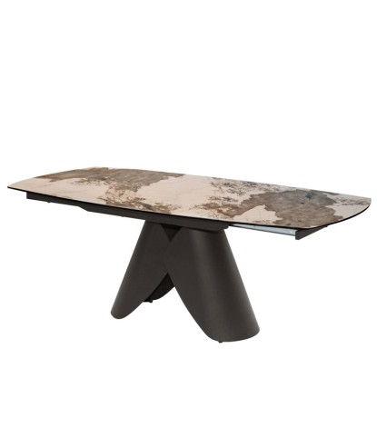 Table repas VICTORIA col de chemise Pandora 8 personnes