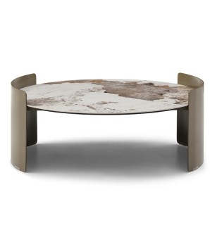 Table basse AURORE céramique Pandora Art Déco revisité