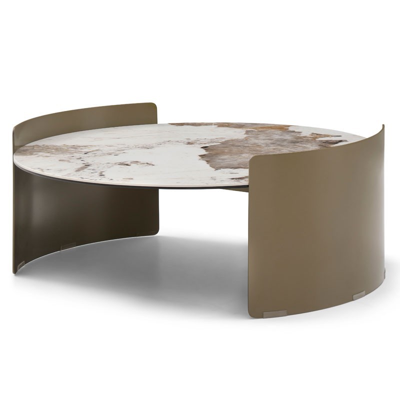 Table basse AURORE céramique Pandora Art Déco revisité