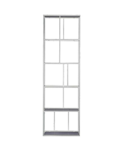 Etagère VISTA blanche petit modèle verre fume design industriel esprit loft