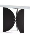 Console ZEN plateau jade minimaliste et pieds sculptural