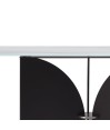 Console ZEN plateau jade minimaliste et pieds sculptural