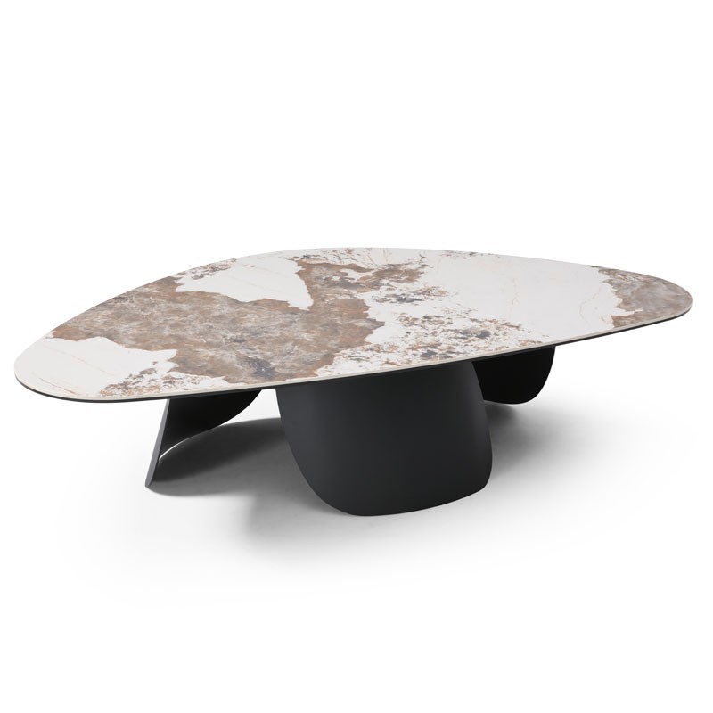 Table basse OSMOSE organique céramique Pandora design sculptural