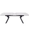 Table repas NINA céramique jade extensible 8/10 convives Table repas NINA céramique jade extensible 8/10 convives