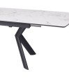 Table repas NINA céramique jade extensible 8/10 convives Table repas NINA céramique jade extensible 8/10 convives