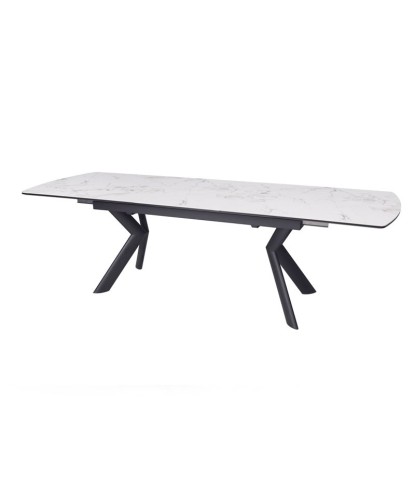 Table repas NINA céramique jade extensible 8/10 convives