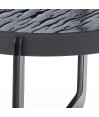 Table basse ronde BEAULIEU verre martelé Table basse ronde BEAULIEU verre martelé