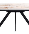 Table repas NATALIA allonges papillon Golden stone 8 personnes Table repas NATALIA allonges papillon Golden stone 8 personnes