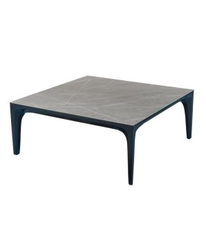 Table basse carrée ARS plateau céramique algiata pieds fins minimalisme industriel vue 3-4