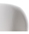 Lot de 2 fauteuils pivotants LAETITIA simili cuir Blanc Mid-Century Lot de 2 fauteuils pivotants LAETITIA simili cuir Blanc Mid-Century