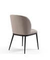 Lot de 2 fauteuils pivotants LAETITIA simili cuir Beige Mid-Century Lot de 2 fauteuils pivotants LAETITIA simili cuir Beige Mid-Century